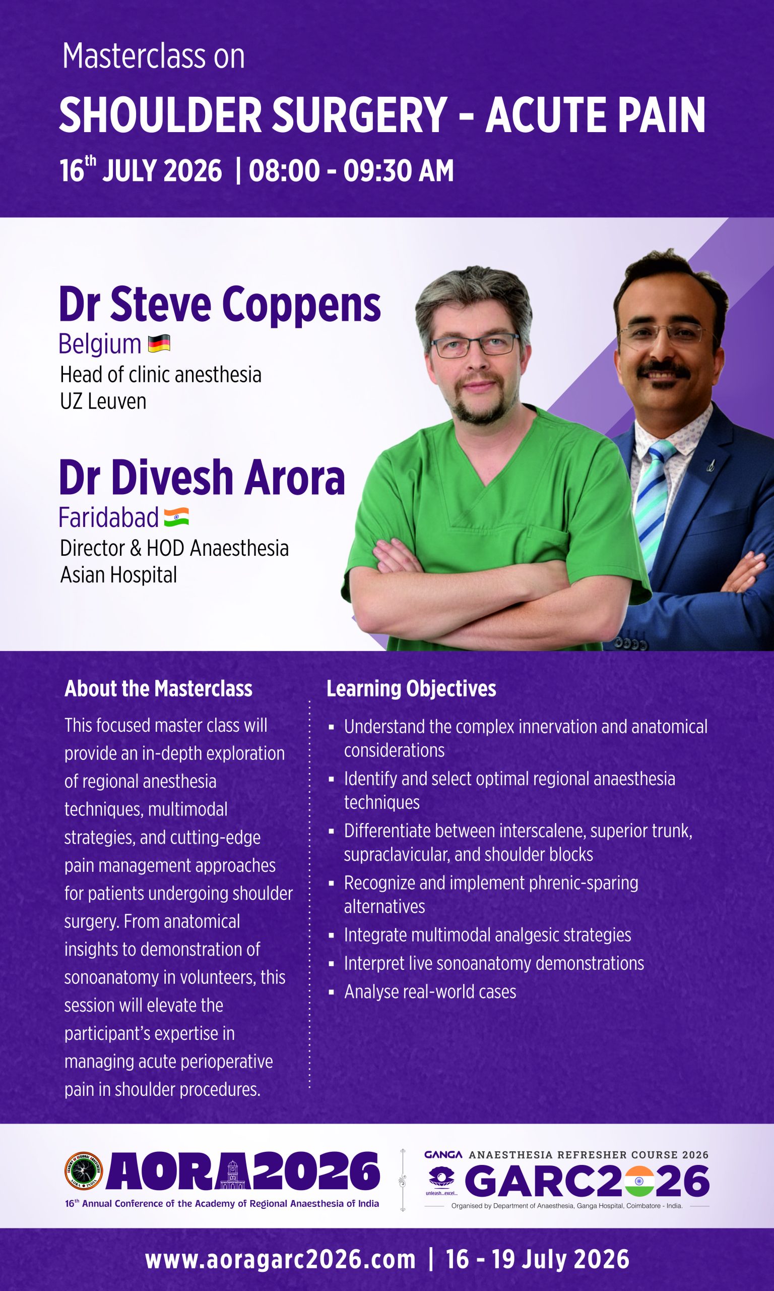 Shoulder Surgery - Acute pain